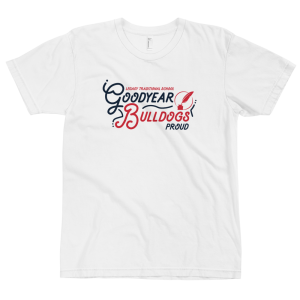 LTS Goodyear Bulldogs White Script T-shirt 2020